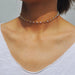 Wholesale color loose stone hanging red rice Bead Necklace JDC-NE-YinH006 Necklaces 颖皓 shuangc Wholesale Jewelry JoyasDeChina Joyas De China
