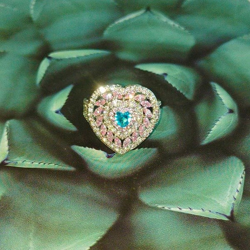 Wholesale color love copper rings JDC-RS-WN008 Rings 薇妮 Wholesale Jewelry JoyasDeChina Joyas De China