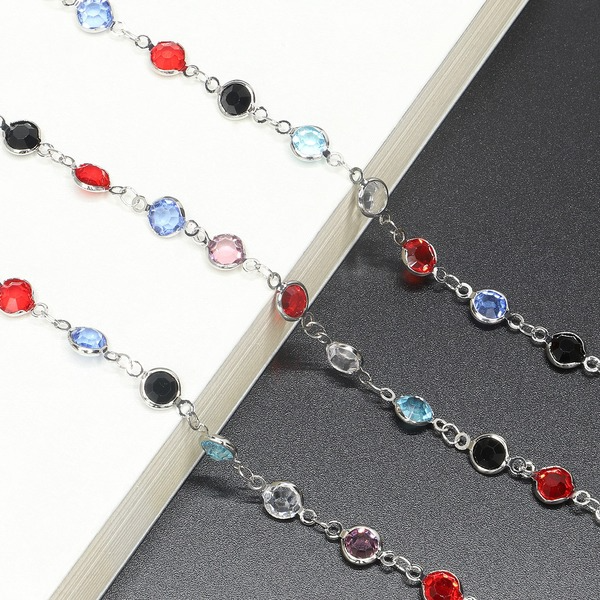 Bulk Jewelry Wholesale color metal handmade glasses chain JDC-MC-YM006 Wholesale factory from China YIWU China