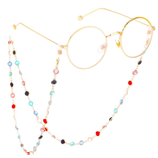 Bulk Jewelry Wholesale color metal handmade glasses chain JDC-MC-YM006 Wholesale factory from China YIWU China