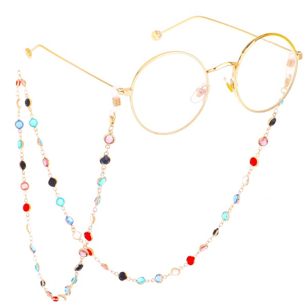 Bulk Jewelry Wholesale color metal handmade glasses chain JDC-MC-YM006 Wholesale factory from China YIWU China