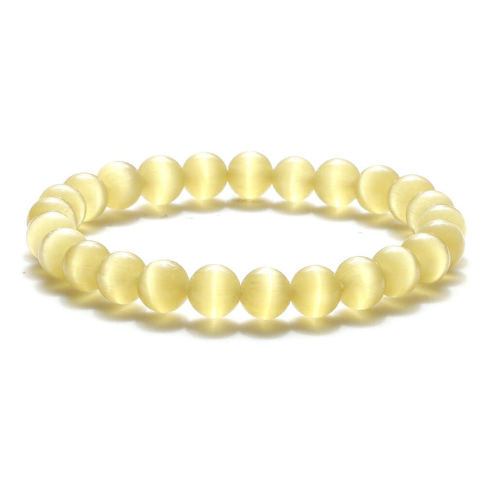 Wholesale Color Opal 8mm Beaded Bracelet JDC-BT-JiuJ022 Bracelet 九江 Wholesale Jewelry JoyasDeChina Joyas De China