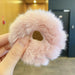 Wholesale Color Plush Hair Scrunchies JDC-HS-i405 Hair Scrunchies 溪南 5# Korean Pink Wholesale Jewelry JoyasDeChina Joyas De China