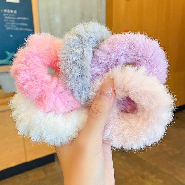 Wholesale Color Plush Hair Scrunchies JDC-HS-i405 Hair Scrunchies 溪南 Wholesale Jewelry JoyasDeChina Joyas De China