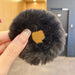 Wholesale Color Plush Hair Scrunchies JDC-HS-i405 Hair Scrunchies 溪南 9# black Wholesale Jewelry JoyasDeChina Joyas De China