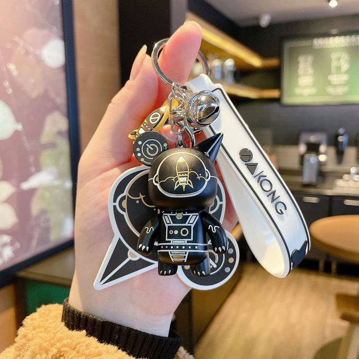 wholesale Color Resin Keychain JDC-KC-JG147 Keychains 沃齐克 lunar exploration bag packaging Wholesale Jewelry JoyasDeChina Joyas De China