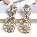 Wholesale Color Rhinestone Alloy Earrings JDC-ES-SK072 Earrings 深刻 Wholesale Jewelry JoyasDeChina Joyas De China