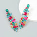 Wholesale Color Rhinestone Alloy Geometric Earrings JDC-ES-JL935 Earrings 氿乐 Wholesale Jewelry JoyasDeChina Joyas De China