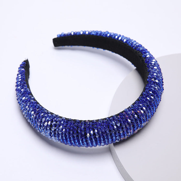 Wholesale Color Rhinestone Baroque Headband JDC-HD-AH002 Headband 爱鸿 Borland Wholesale Jewelry JoyasDeChina Joyas De China