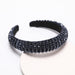 Wholesale Color Rhinestone Baroque Headband JDC-HD-AH008 Headband 爱鸿 Ink blue Wholesale Jewelry JoyasDeChina Joyas De China