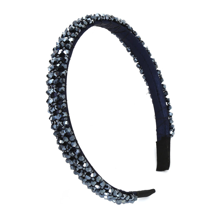 Wholesale Color Rhinestone Baroque Headband JDC-HD-AH009 Headband 爱鸿 Green Wholesale Jewelry JoyasDeChina Joyas De China