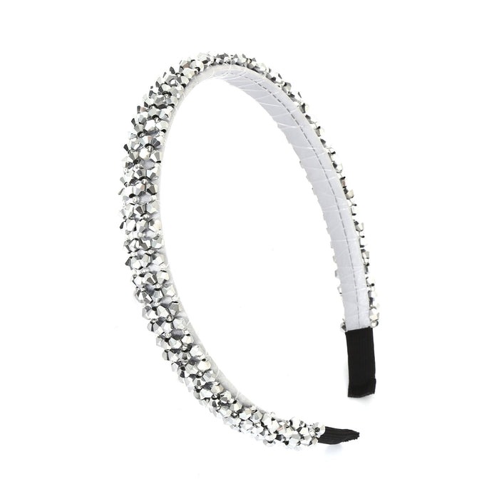 Wholesale Color Rhinestone Baroque Headband JDC-HD-AH009 Headband 爱鸿 White K Wholesale Jewelry JoyasDeChina Joyas De China