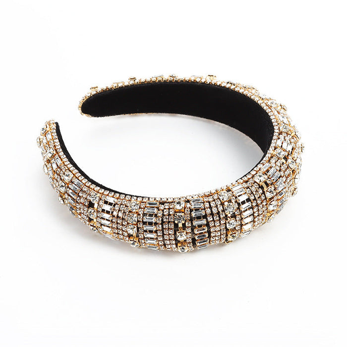 Wholesale Color Rhinestone Baroque Headband JDC-HD-AH011 Headband 爱鸿 4 Wholesale Jewelry JoyasDeChina Joyas De China