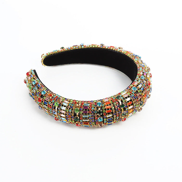 Wholesale Color Rhinestone Baroque Headband JDC-HD-AH011 Headband 爱鸿 5 Wholesale Jewelry JoyasDeChina Joyas De China