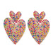 Wholesale Color Rhinestone Love Multilayer Alloy Boho Earrings JDC-ES-JL939 Earrings 氿乐 Wholesale Jewelry JoyasDeChina Joyas De China