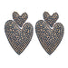 Wholesale Color Rhinestone Love Multilayer Alloy Boho Earrings JDC-ES-JL939 Earrings 氿乐 Wholesale Jewelry JoyasDeChina Joyas De China