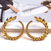 Wholesale Color Rhinestone Metal Round Electroplated Alloy Earrings JDC-ES-SK091 Earrings 深刻 gold Wholesale Jewelry JoyasDeChina Joyas De China