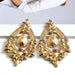 Wholesale Color Rhinestone Plating Alloy Earrings JDC-ES-SK023 Earrings 深刻 Wholesale Jewelry JoyasDeChina Joyas De China