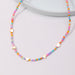 Wholesale color rice beads love short mushroom rice bead neck chain JDC-NE-YinH004 Necklaces 颖皓 Wholesale Jewelry JoyasDeChina Joyas De China