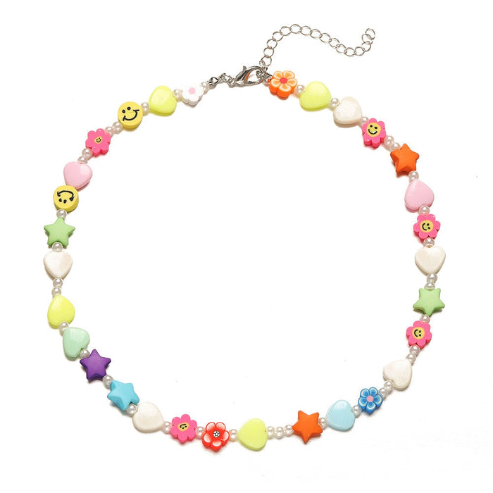 Wholesale color rice pearl Bohemian National Style Necklace JDC-NE-F046 necklaces 韩之尚 Wholesale Jewelry JoyasDeChina Joyas De China