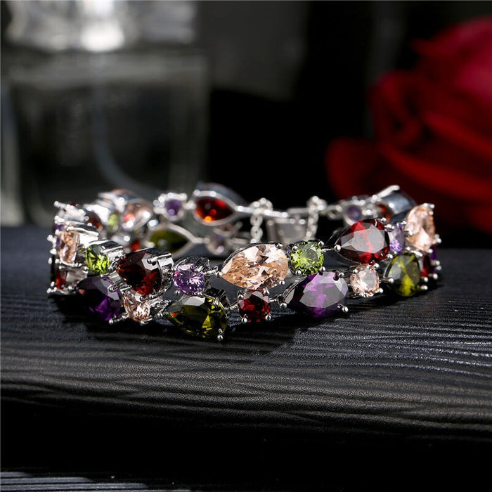 Wholesale color rose gold zircon bracelet MOQ≥2 JDC-BT-Kas004 Bracelet 卡诗 Wholesale Jewelry JoyasDeChina Joyas De China