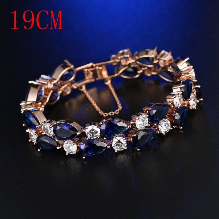 Wholesale color rose gold zircon bracelet MOQ≥2 JDC-BT-Kas004 Bracelet 卡诗 3 19 MOQ2 Wholesale Jewelry JoyasDeChina Joyas De China