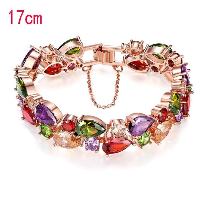 Wholesale color rose gold zircon bracelet MOQ≥2 JDC-BT-Kas004 Bracelet 卡诗 Wholesale Jewelry JoyasDeChina Joyas De China