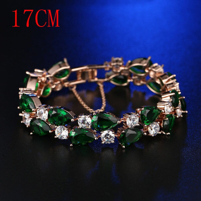 Wholesale color rose gold zircon bracelet MOQ≥2 JDC-BT-Kas004 Bracelet 卡诗 4 17 MOQ2 Wholesale Jewelry JoyasDeChina Joyas De China