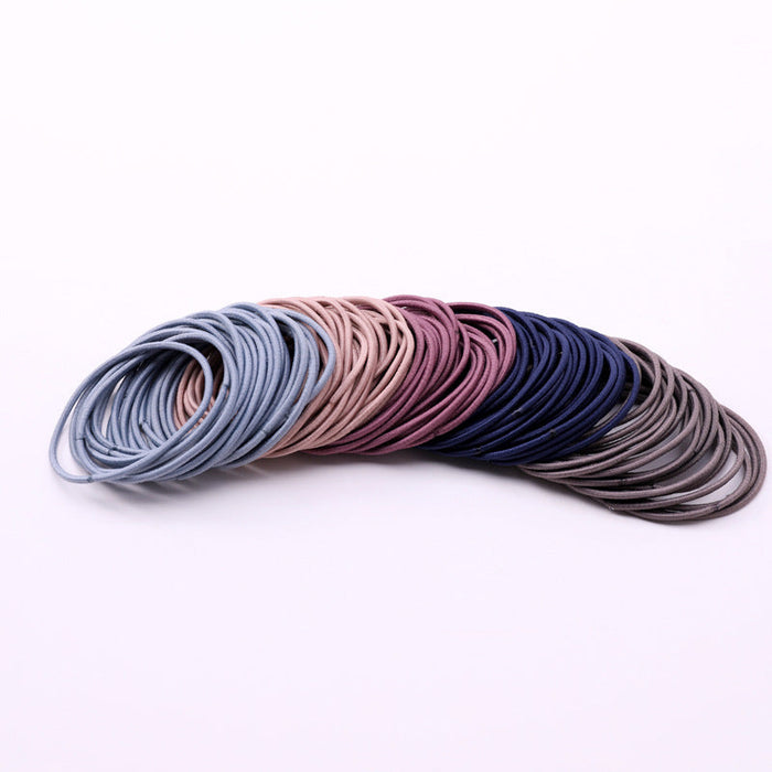 Wholesale color rubber hair rope JDC-HS-i400 Hair Scrunchies 溪南 Wholesale Jewelry JoyasDeChina Joyas De China