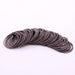 Wholesale color rubber hair rope JDC-HS-i400 Hair Scrunchies 溪南 4Brown (50) Wholesale Jewelry JoyasDeChina Joyas De China
