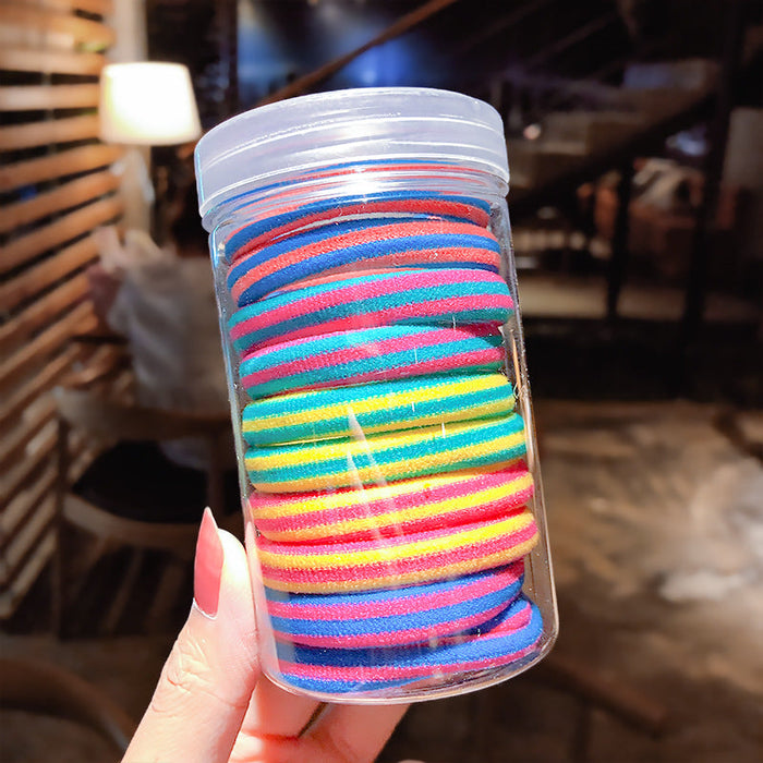 Wholesale color rubber hair rope JDC-HS-i401 Hair Scrunchies 溪南 3 Wholesale Jewelry JoyasDeChina Joyas De China