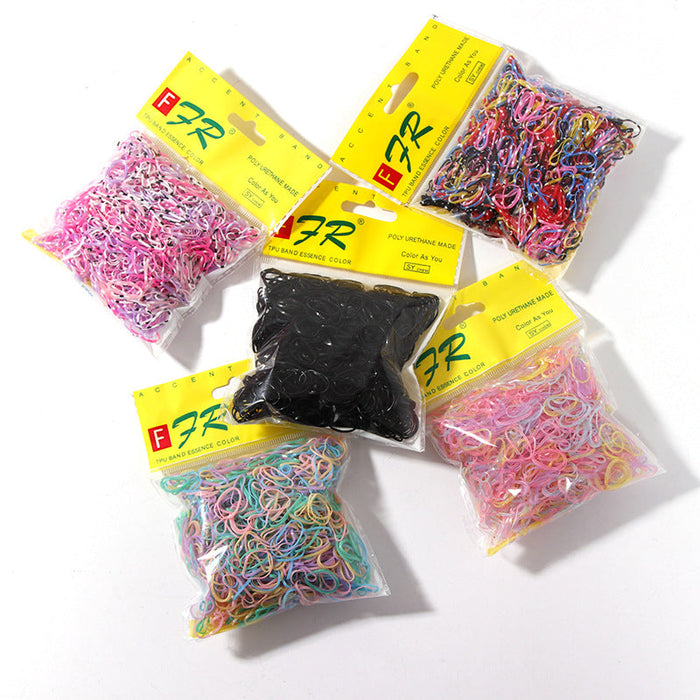 Wholesale color rubber hair rope JDC-HS-i402 Hair Scrunchies 溪南 Wholesale Jewelry JoyasDeChina Joyas De China