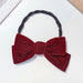 Wholesale color rubber hair rope JDC-HS-i404 Hair Scrunchies 溪南 Red wine Wholesale Jewelry JoyasDeChina Joyas De China