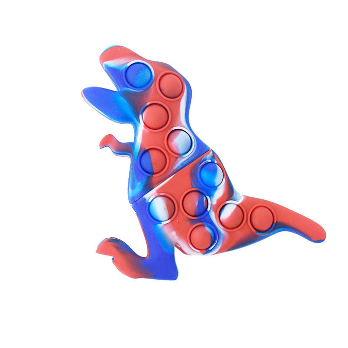 Wholesale color silicone dinosaur gadgets toy (F)JDC-FT-SZQL008 fidgets toy 潜乐 Wholesale Jewelry JoyasDeChina Joyas De China