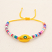 Bulk Jewelry Wholesale color soft ceramic pieces a hundred natural shell drip oil eye bracelets JDC-gbh390 Wholesale factory from China YIWU China