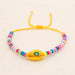 Bulk Jewelry Wholesale color soft ceramic pieces a hundred natural shell drip oil eye bracelets JDC-gbh390 Wholesale factory from China YIWU China