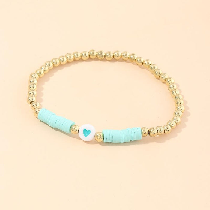 Bulk Jewelry Wholesale color soft ceramic shell bracelets JDC-BT-e023 Wholesale factory from China YIWU China