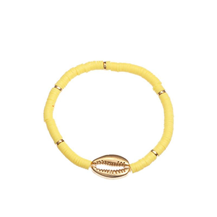 Bulk Jewelry Wholesale color soft ceramic shell bracelets JDC-BT-e023 Wholesale factory from China YIWU China