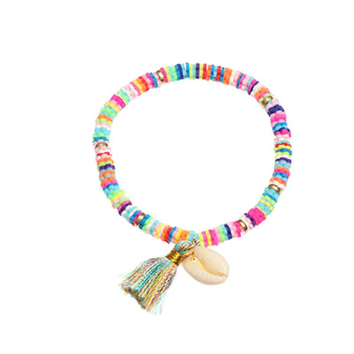 Bulk Jewelry Wholesale color soft ceramic shell bracelets JDC-BT-e023 Wholesale factory from China YIWU China