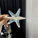 Wholesale Color Starfish Pearl Metal Hair Clip JDC-HC-CR003 Hair Clips 楚柔 Wholesale Jewelry JoyasDeChina Joyas De China