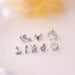 Wholesale color thin rod titanium steel screw cartilage stud earrings puncture MOQ≥2 JDC-ES-Henst005 Piercings 亨森 Wholesale Jewelry JoyasDeChina Joyas De China