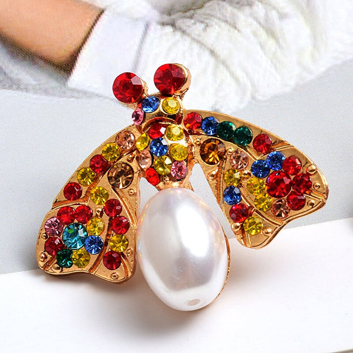 Wholesale color zircon Pearl Earrings JDC-ES-SK062 Earrings 深刻 Wholesale Jewelry JoyasDeChina Joyas De China
