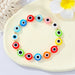 Wholesale Colored Acrylic Bead Resin Devil's Eye Bracelet MOQ≥6 JDC-BT-Juej001 Bracelet 觉际 color Wholesale Jewelry JoyasDeChina Joyas De China