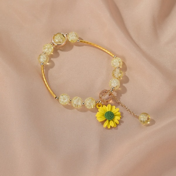 Bulk Jewelry Wholesale colored alloy glass pop bead bracelet JDC-BT-D488 Wholesale factory from China YIWU China