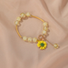 Bulk Jewelry Wholesale colored alloy glass pop bead bracelet JDC-BT-D488 Wholesale factory from China YIWU China