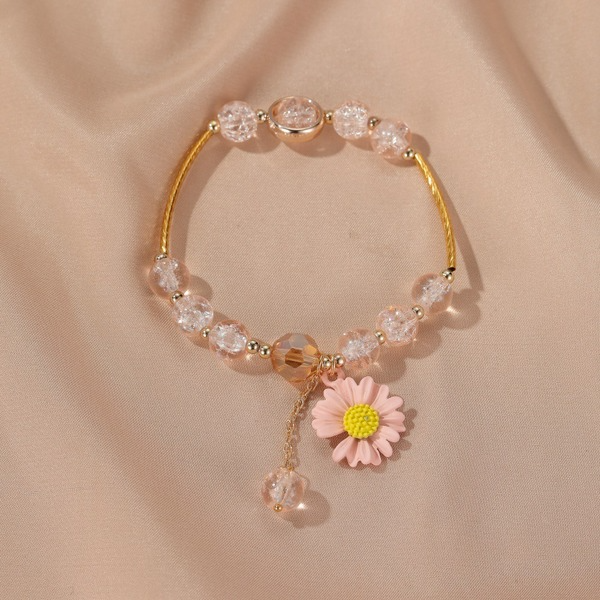 Bulk Jewelry Wholesale colored alloy glass pop bead bracelet JDC-BT-D488 Wholesale factory from China YIWU China