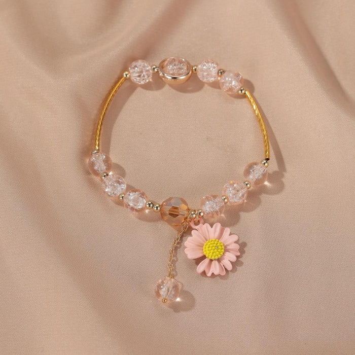 Bulk Jewelry Wholesale colored alloy glass pop bead bracelet JDC-BT-D488 Wholesale factory from China YIWU China