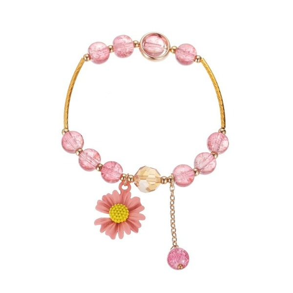 Bulk Jewelry Wholesale colored alloy glass pop bead bracelet JDC-BT-D488 Wholesale factory from China YIWU China