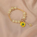 Bulk Jewelry Wholesale colored alloy glass pop bead bracelet JDC-BT-D488 Wholesale factory from China YIWU China