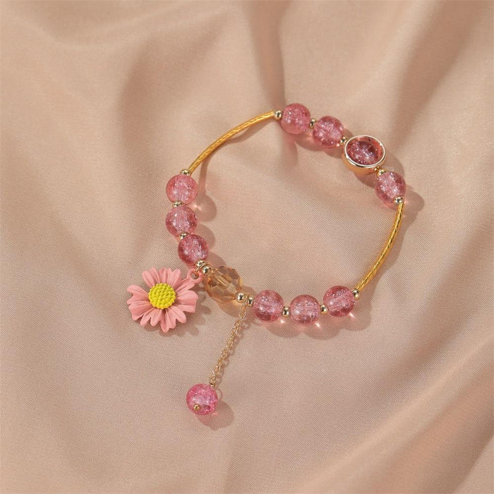 Bulk Jewelry Wholesale colored alloy glass pop bead bracelet JDC-BT-D488 Wholesale factory from China YIWU China